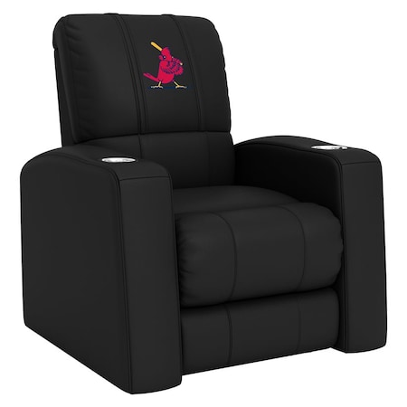 Dreamseat Relax Recliner with St Louis Cardinals Cooperstown Primary Logo XZ418301RHTCDBLK-PSCOOP0100